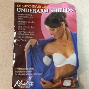Disposable underarm shields